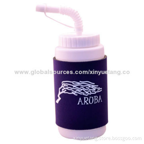 New Arrival/High Quality Cup 500ml BPA Free Plastic Children Water Bottle with Straw